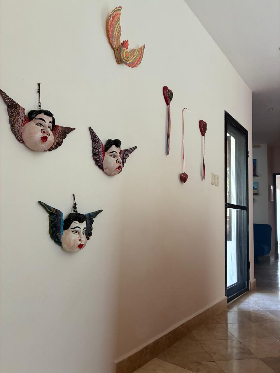 Arte mexicano — ángeles en la pared