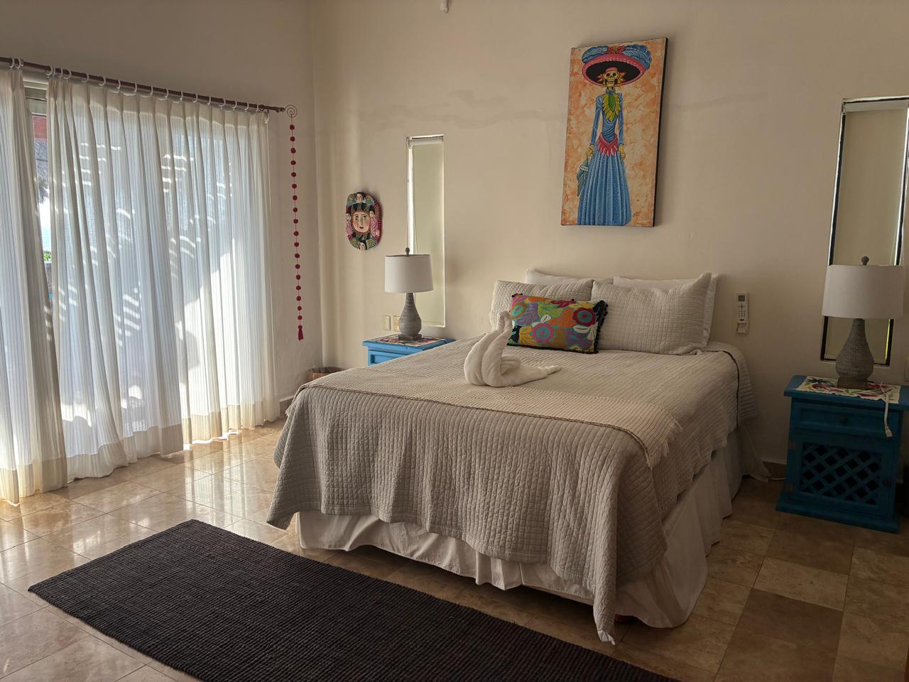 Habitación con arte Catrina